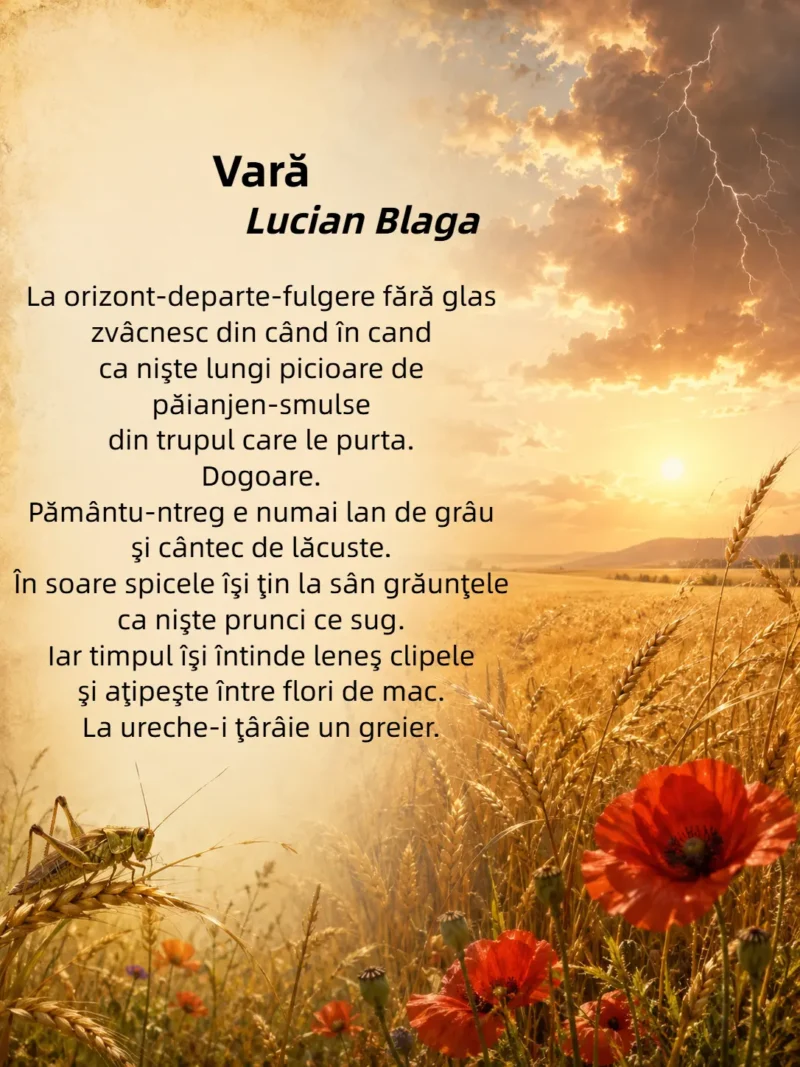 Lucian Blaga Vară